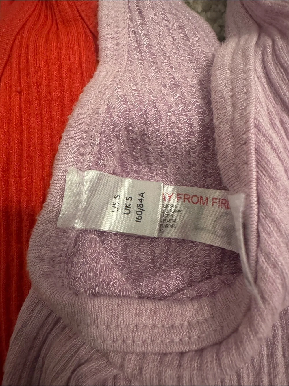 Urban Outfitters Ribbed Tank Tops in Teal, Red, and Lavender - Picture 5 of 6